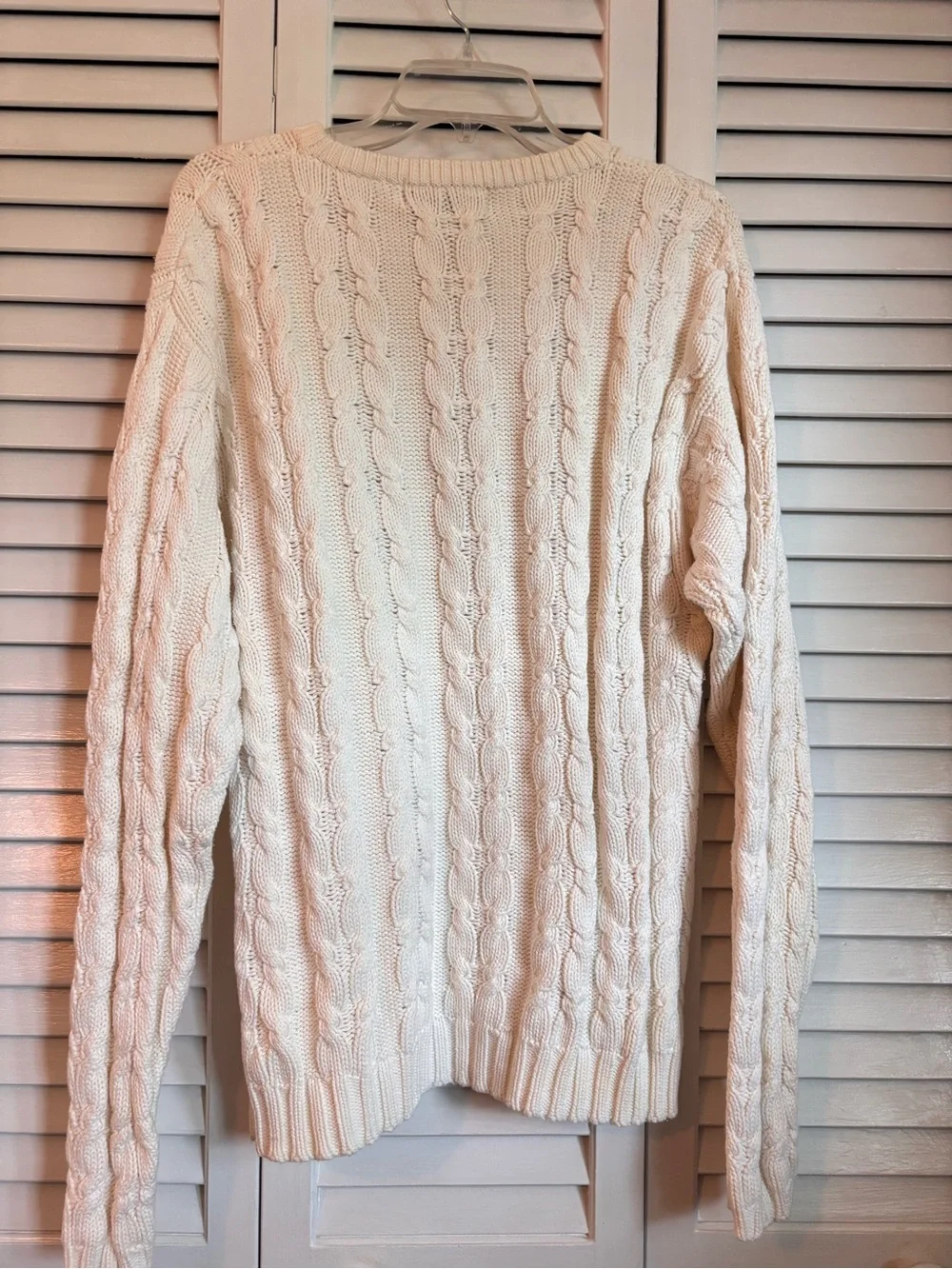 Orvis cable knit